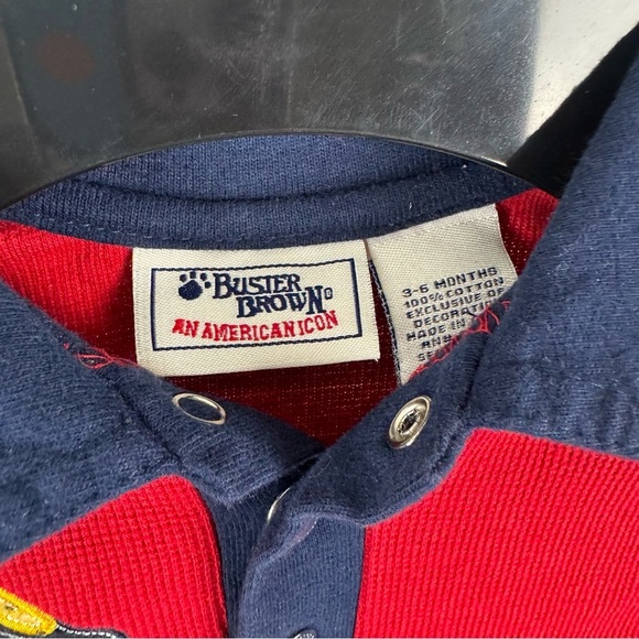 Buster Brown Vintage Baby Boy Race Car One Piece Size 3-6 Months - Picture 2 of 8